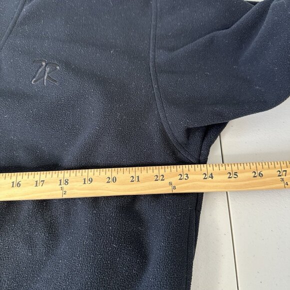 Zero Restriction Wind Stopper Pullover Black 1/4 Zip Vintage Medium - Picture 9 of 12